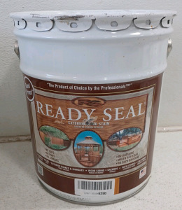 (1) 5 Gallon Ready Seal Exterior Wood Stain - 1 Bucket - Natural Cedar