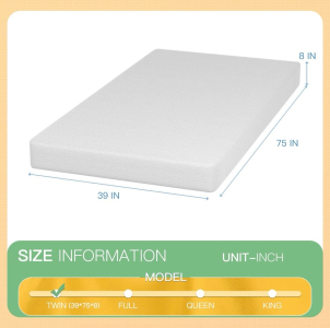 Memory foam mattress topper