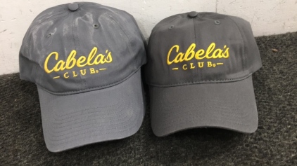 (7) Cabela’s Dark Grey Caps