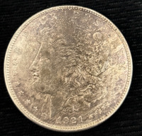 1921 Morgan Silver One Dollar Coin