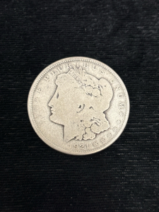 1921 Morgan Silver One Dollar Coin