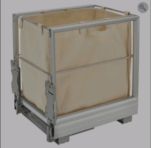 Rev-A-Shelf 5190-15RM-117 14-5/16"W x 19-5/16"H Full Extension Soft-close Single Hamper Pullout