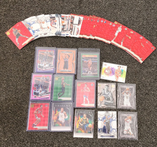 NBA Basketball Cards Including Kyle Kuzma, Ochai Agbaji (15/24), Trey Murphy (71/88), Devin Booker (43/99), & More