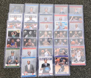 (33) NBA Hoops & Prestige Rookie Cards
