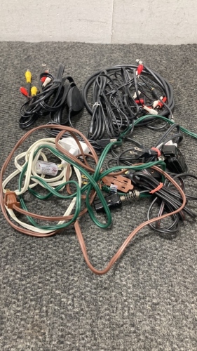 Various Tv And Short Extension Cords