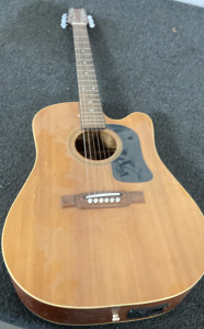 WASHBURN ELECTRIC-ACOUSTIC GUITAR. PLEASE INSPECT.