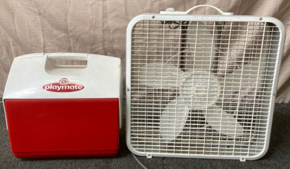 Playmate Cooler & Box Fan