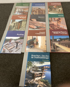 (10) BUILDERS LIBRARY BOOKS.