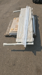 (1) Pallet of Glass Panels and More