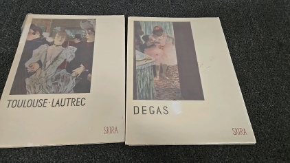 (1) Skira Booklet of Degas Prints (1) Skira Booklet of Toulouse - Lautrec Prints