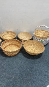 (6) Woven Baskets