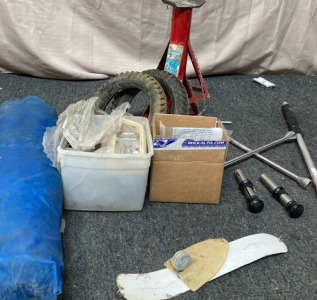 Car Jacks, Tent, Mini Soare Tires, & Rock Auto Parts