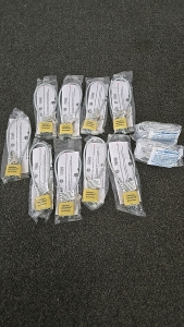 (1) Set of 9 Project Child Safe Gun Locks (2) Space Brand Emergency Blankets