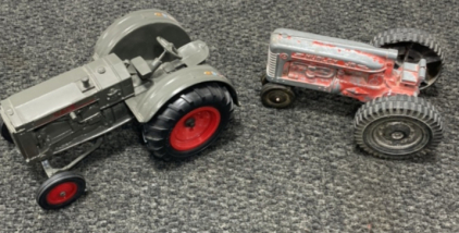(2) Die Cast Toy Tractors
