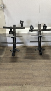 (2) Ergotron Sit Stand Work Desk With clamps