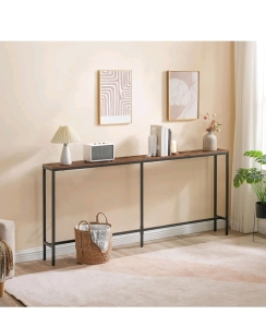 Mahancris Console Table Rustic Brown (sp2)