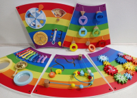 Rainbow Activity Busy Board 63.7”x32” (sp18) - 5