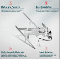 (1) Tesla headlight (1) Window regulator - 8