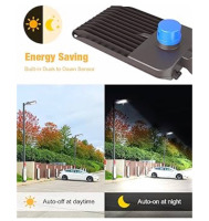 LED Parking Lot Light Photocell Dusk To Dawn 200W 3 Pack - 2
