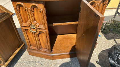 Wooden Night Stand, And Wooden Cabinet