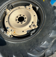 (2) Goodyear 13.6-28 on 12&rdquo;Rim 4 Ply Rating 12-28 Tractor Tires - 2