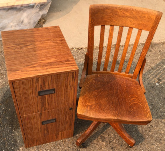File Cabinet & Office Chair