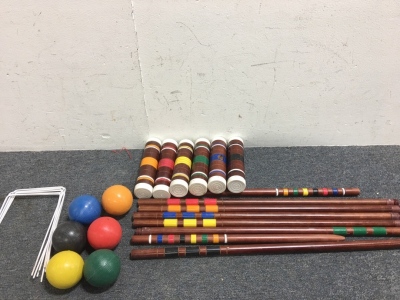 Vintage Croquet Set