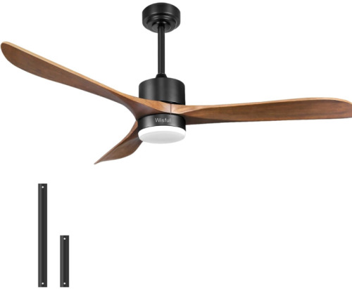 Wooden Ceiling Fan With Light