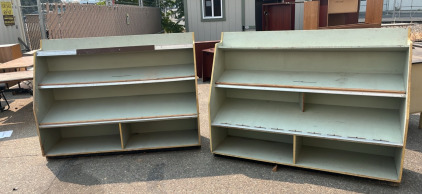 (2) Display Shelves