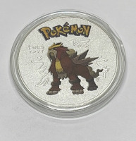 (8) Pc. Set Of Pok&eacute;mon Silver Plated Collectible Coins - 9