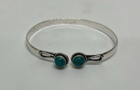 Blue Turquoise Necklace And Bracelet - 4