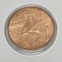 (5) Pc. Set 1 Oz. “Wild West Series” Collectible Copper Rounds - 2