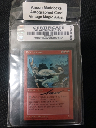 (1) Magic The Gathering Bone Shawman