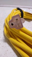 (3) Yellow Jacket Heavy Duty Extension Cord 50ft. & (1) EDIC Power Cord 50ft. - 5