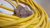 (3) Yellow Jacket Heavy Duty Extension Cord 50ft. & (1) EDIC Power Cord 50ft. - 6