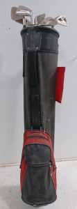 (1) Golf Clubs - Bullet - Signature - Spaulding - Strata-Flight (1) Golf Bag