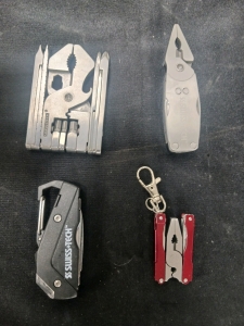 4 Swiss Tech Multi Tools.