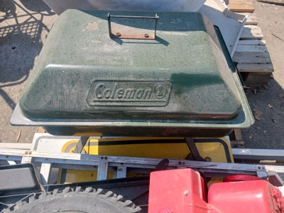 Colman Fire pit BBQ 1 folding Table 1 Aluminum Latter