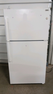 General Electric Over Under Refrigerator White