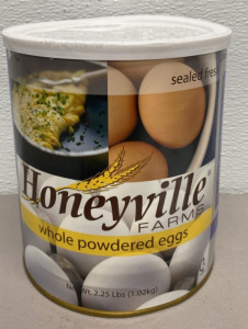 (1) 2.2lb Can of Honeyville Whole Powereded Eggs