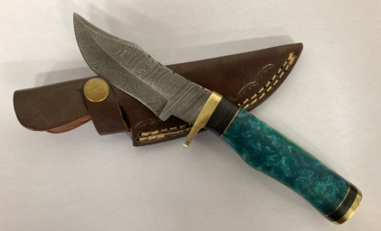Fixed Blade Damascus Knife