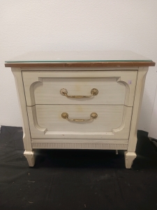 Night Stand With Glass Top