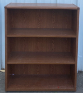 3 Tier Wooden Bookshelf 13&rdquo;x3&rsquo;x44&rdquo;