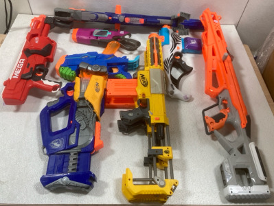 Large Assortment of Nerf Guns