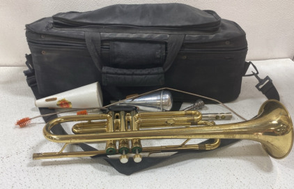 (1) Kingston Trumpet W/ Trumpet Case and Accessories