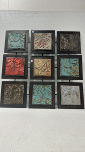 Metal and Canvas Art