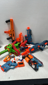 Nerf Air Dart Guns and some toys