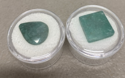 (2) Various Sized Brazilian Emeralds