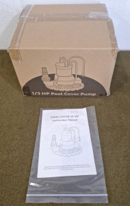 (1) Tongchant Submersible / Pool Cover Pump, Model YH-8500B