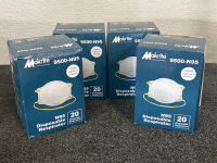 (4) Boxes Of Makerite 9500-N95 Disposable Respirators